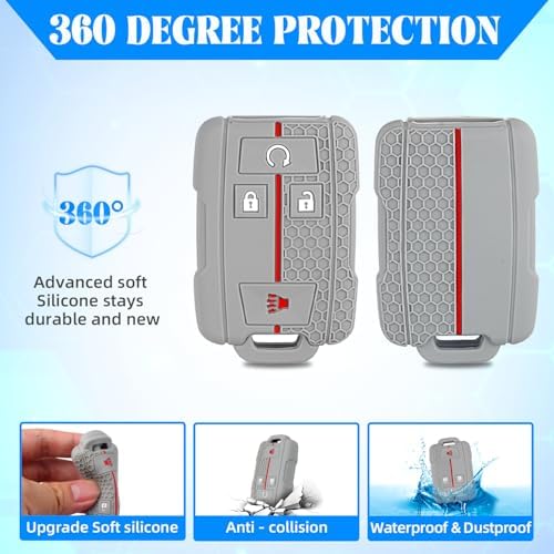 QBUC 2PCS for Chevrolet Key Fob Cover - Image 4