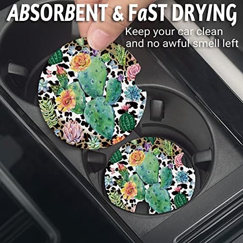 Yonlevres Car Coasters for Cup Holders, 2 Pack - Image 2