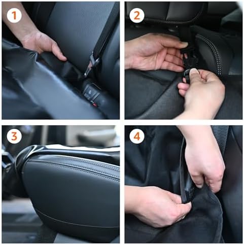 Amazon Basics Waterproof Dog Car Seat Cover, Scratch Proof Protector - Image 6