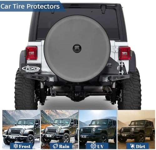 Spare Tire Cover with Backup Camera Hole Fit - Image 6