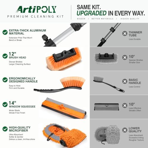 ARTIPOLY 20ft Reach Car Wash Brush - Image 2