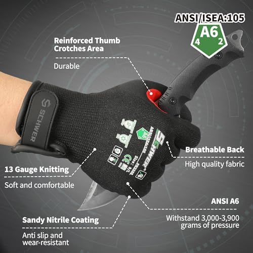 FreezeGuard Winter Work Gloves for Men and Women, ANSI A6 Cut Resistant Gloves - Image 2