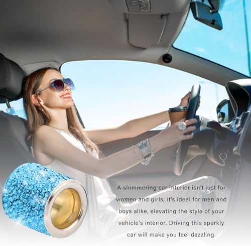 2 PCS Car Headrest Collars, Sparkling Rhinestones Auto Head Rest Collars Seat - Image 6