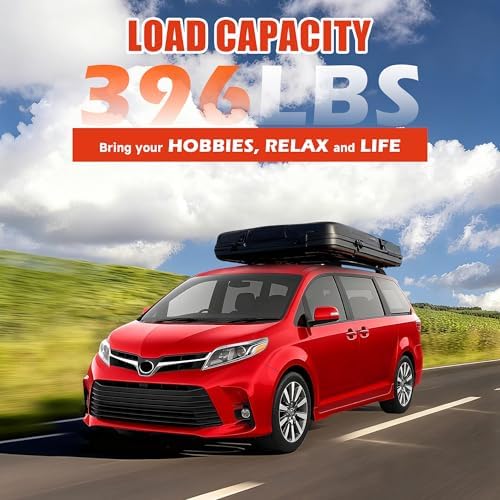 Roof Rack Cross Bars for 2011-2020 Toyota Sienna 396lbs Lockable Roof Rails - Image 6