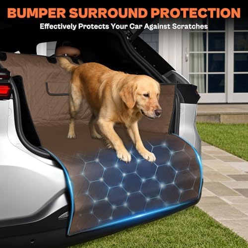 IVY&LANE SUV Cargo Liner for Dogs, Waterproof Trunk Cover Dog Car Seat Mat for - Image 5