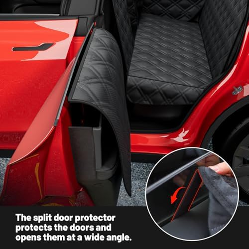 Dog Car Seat Cover For Back Seat Compatible - Image 2