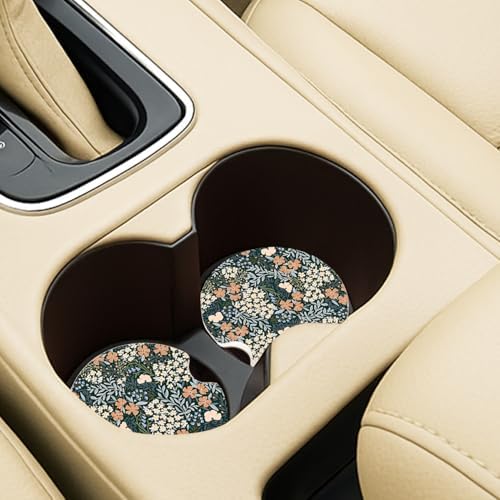 Ceramic Car Coasters – Absorbent Car Cup Holder Coaster Set - Image 6