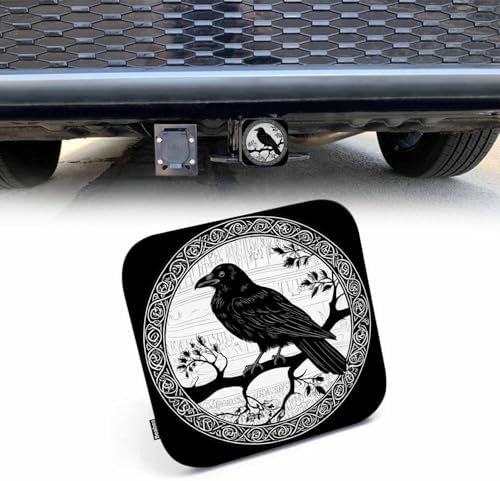 Rubber Hitch Tube Cover Crow, Tow Hitch Covers by Beabes