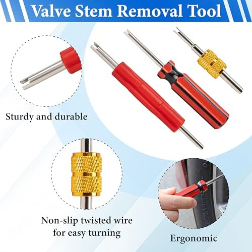 BFXM 6 Pcs Valve Stem Removal Tool, Valve Core Removal Tool - Image 4