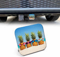 Tow Hitch Covers Pineapples, Funny Pineapples Sunglasses Beach Sand Ocean Sea by Beabes