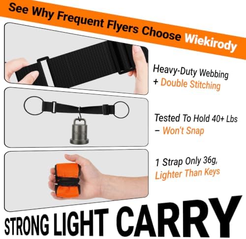 2 Pack Luggage Connector Straps–Add A Bag Hands-Free Suitcase Connector - Image 4