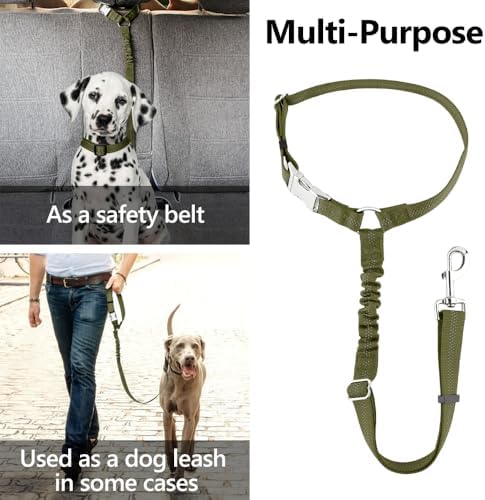 Plutus Pet Dog Seat Belt for Car Headrest, Reflective - Image 6