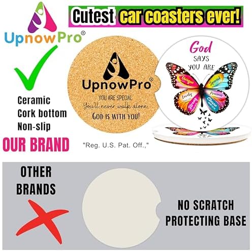 Christian Car Coasters for Cup Holders - Image 3