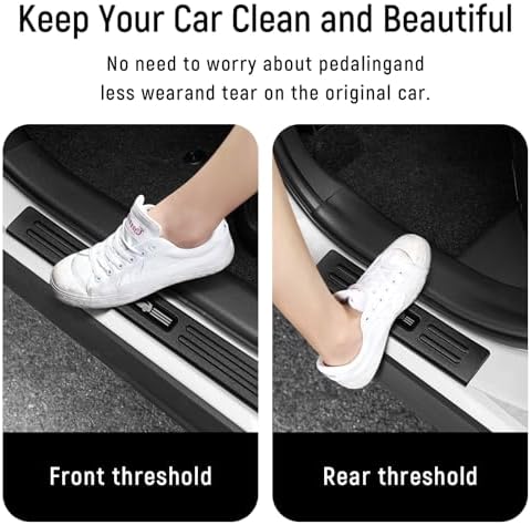 4PCS Door Sill Protector for Toyota 2026 RAV4 LE SE XLE XSE Limited Hybrid - Image 4