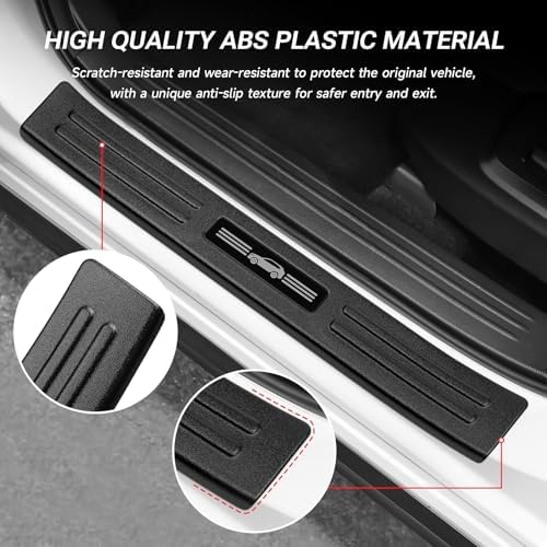 4PCS Door Sill Protector Compatible - Image 4