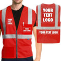 AYKRM 2 Pocket Mesh High Visibility Reflective Safety Vest by AYKRM