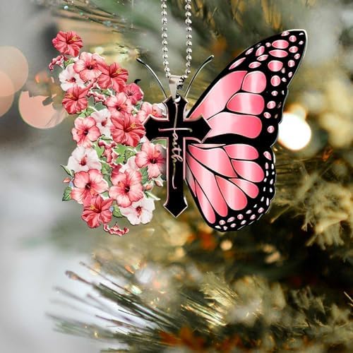 Butterfly Car Hanging Ornament, Hanging Charm Home Decoration Keepsake - Image 4