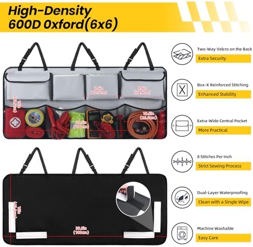 Snuopfy Backseat Hanging Organizer, - Image 3