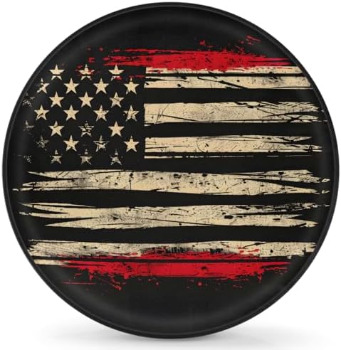 Flag Spare Tire Cover 17in Spare Wheel Covers Tire Storage Cover by YoYoYuchong