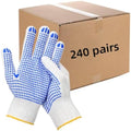 240 Pairs Cotton Work Gloves Bulk by VNBQB