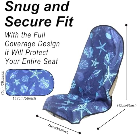 Car Seat Cover Protector Front Seats, - Image 3