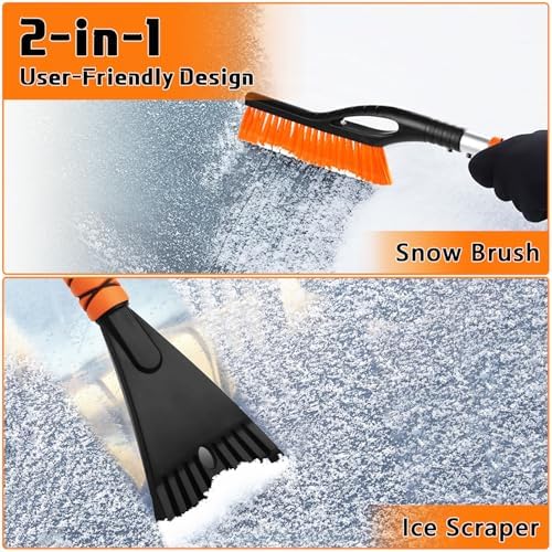 Snow Brush & Ice Scraper, 27 Inch, Ice Scrapers - Image 4