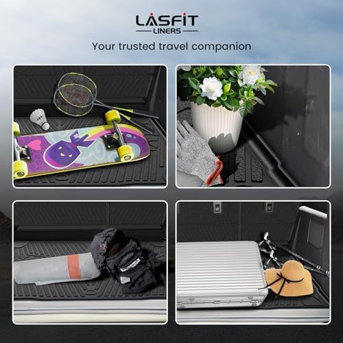 LASFIT Cargo Mats+Rear Back Seat Protector - Image 5