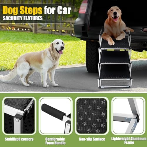 Foldable Dog Stairs with Non-Slip Surface - Image 3