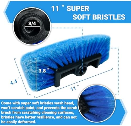 72" Car Wash Brush with Long Handle, On/Off Switch - Image 4