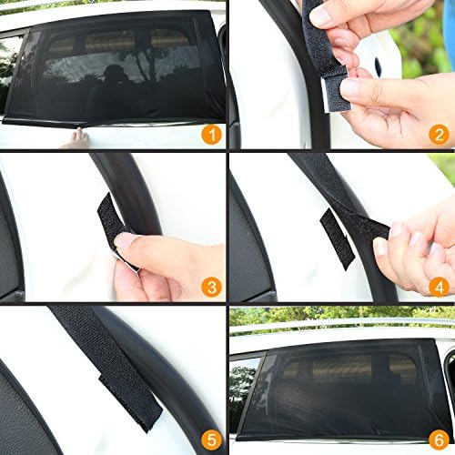 2 Pack Large Car Window Screen Mesh 41" to 53" - Image 6