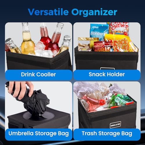 Beicarin Car Trash Can with Lid - Image 6