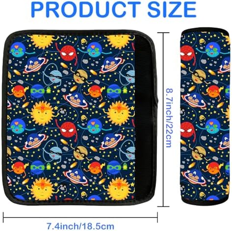 Seat Belt Cover for Kids, Seat Belt Pad for Boys Girls, Car Seat Straps - Image 2