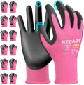 Kebada W1 Safety Work Gloves Women, Touchscreen, PU Coated, 12 Pairs by KEBADA