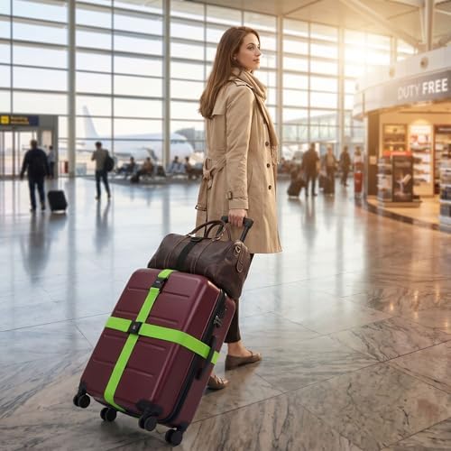 CLOLOP Luggage Strap 2 Pack, Heavy Duty Adjustable Suitcase Belt - Image 5