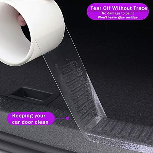 QBUC Car Door Edge Guard Clear Universal Door Sill Protector Car Door Trim Edge - Image 4