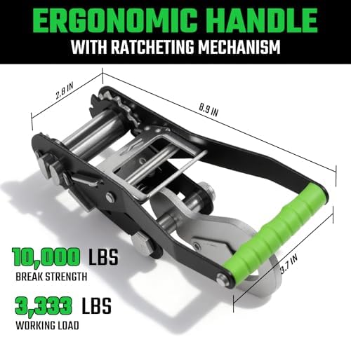 4 Pack Car Tie Down Straps for Trailers - Image 3