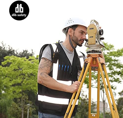 Dib Safety Hi Vis Reflective Safety Vest - Image 6