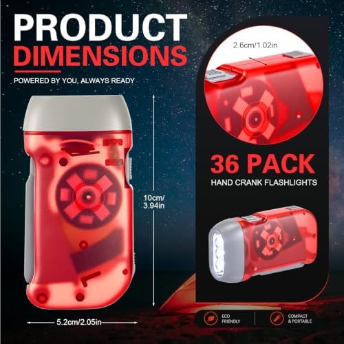 Treela 36 Hand Crank Flashlights - Image 2