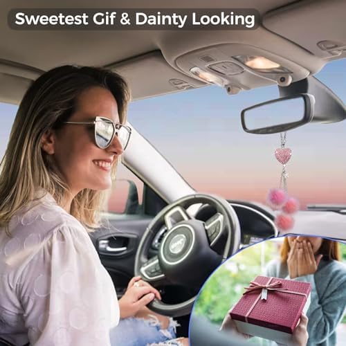 Pink Bling Car Accessories Interior - Image 6