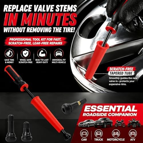 Heavy-Duty Metal Hook Valve Stem Tool Kit - Image 3