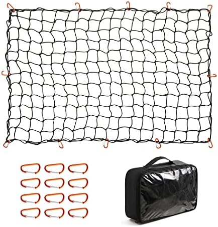 CZC AUTO Bungee Cargo Net 4x6Ft Stretches to 8x12Ft by HOME