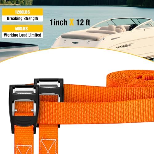 Nilight 1in x 12ft Heavy Duty Lashing Straps 4PCS - Image 5