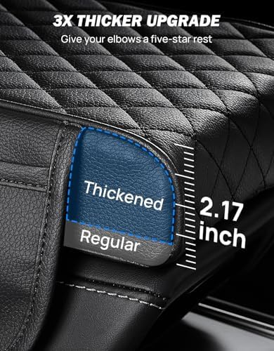 JOYTUTUS Center Console Cover for SUV Sedan, Thick Arm Rest Pad - Image 6