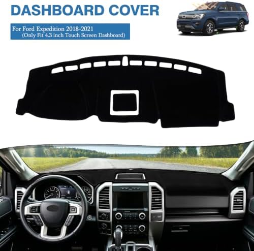 FIILINES Dash Cover Fit for 2018-2021 Ford Expedition Dashboard Cover Non-Slip - Image 2
