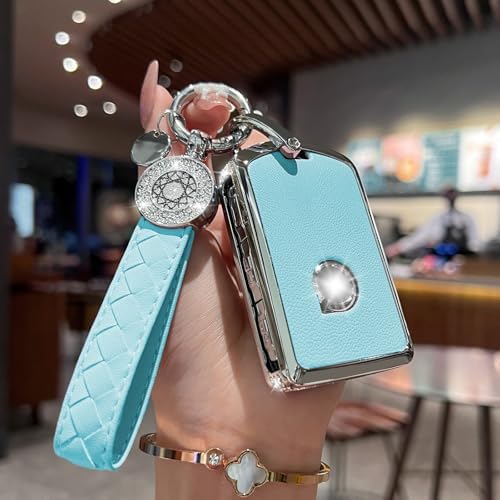 for Volvo Key Fob Cover with Keychain, Polestar 1, Polestar 2 Bling Car - Image 2