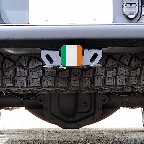 Ireland Flag Trailer Hitch Tube Cover Plug Cap, Irish National Flag Lightweight - Image 6