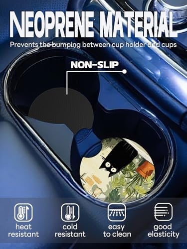WOCOCN Car Coasters, Cup Holder Coasters - Image 2