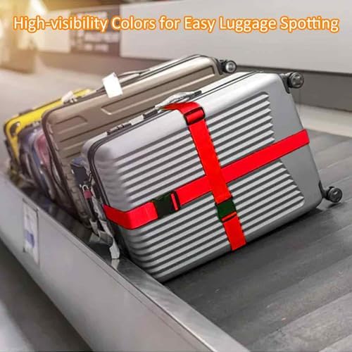 4 Pack Luggage Straps, Adjustable Travel Belt - Image 4