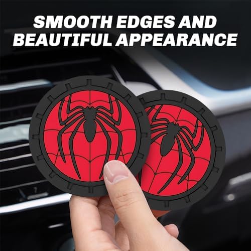 Cup Holder Insert Coaster for Marvel Spiderman2 Fans, Anti Slip Car Cup Coaster - Image 2