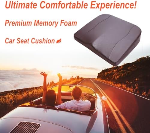 Lofty Aim Car Seat Cushion, Memory Foam Car Seat Cushions - Image 2